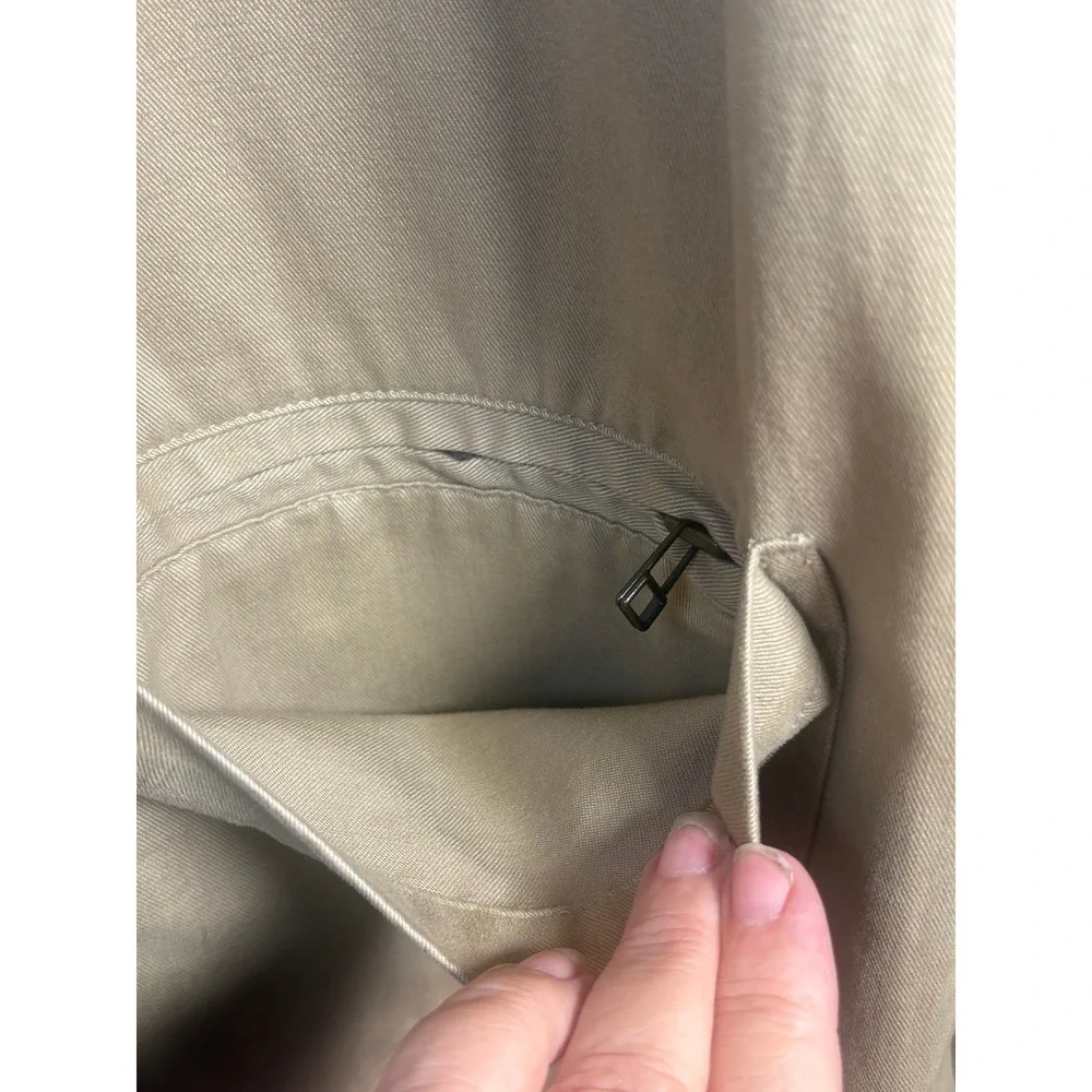 Duluth Trading Co Mens Tan Cotton Canvas Chore Coat Field Jacket Blazer L Tall